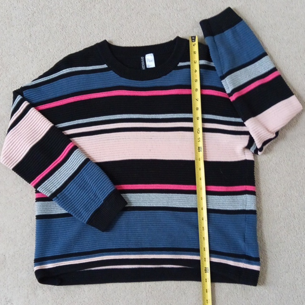 Ptp 24" Oversized Striped Multicolor Women's Sweater